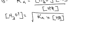 Finding Pka Given Concentrations Look