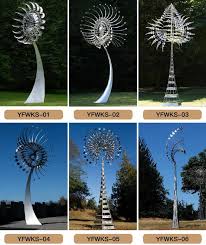 Outdoor Metal Garden Wind Sculpture