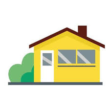 Small House Icon Flat Design 5657816