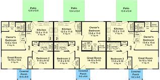 Triplex House Plan With 825 Sq Ft 2