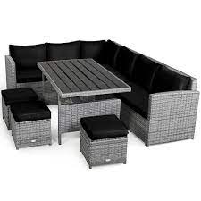 Costway 7 Pieces Wicker Patio