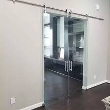 Custom Sliding Glass Barn Doors