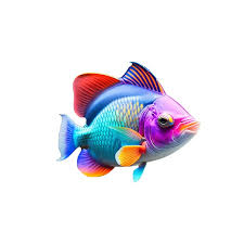 Premium Psd Colorful Fish Vector Icon