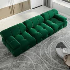 Square Arm 3 Seater Sofa