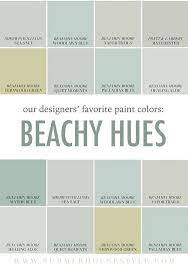 House Interior Beachy Paint Colors