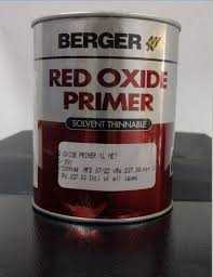 Berger Red Oxide Primer Paint 1 Ltr At