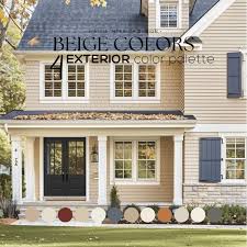 Beige Exterior House Paint Color