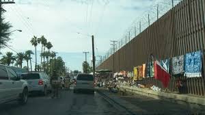 Mexican Border Wall Stock Footage