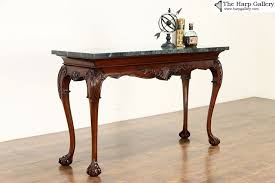 Georgian Style Vintage Carved Mahogany