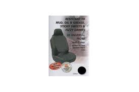 Front Universal Single Seat Cover Black