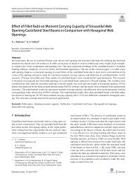 pdf effect of fillet radii on moment