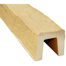 hand hewn faux wood beam