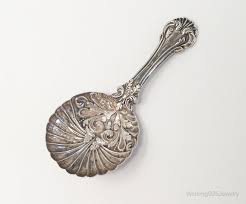 Art Nouveau Large Silver Spoon
