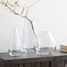 Organic Glass Vases Set Of 3 West Elm
