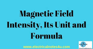 Magnetic Field Intensity Unit And