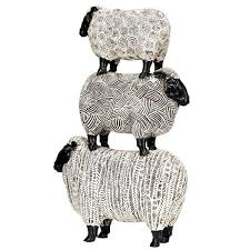 Design Toscano Stacked Sheep Spirit