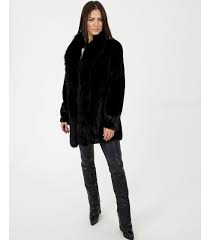 Black Mink And Fox Fur Jacket At