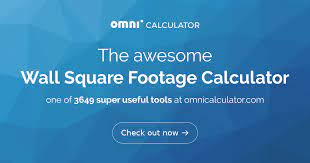 Wall Square Footage Calculator