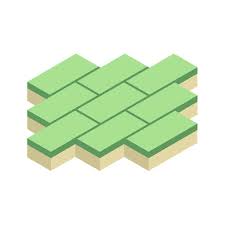 Concrete Paver Block Brick Floor Icon