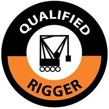 Qualified Rigger Hard Hat Labels