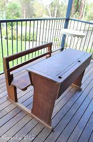 Paint An Old Farmhouse School Desk