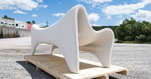 3d Printed Concrete Outdoor Furniture