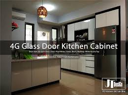 4g Glass Door Kitchen Cabinet 3g Glass