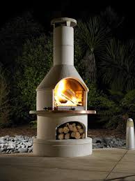 Buschbeck Rondo Grey Outdoor Fireplace
