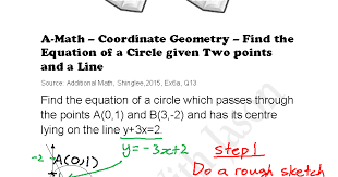 A Math Coordinate Geometry Find The