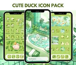 Cute Duck App Icon Pack For Ios Android