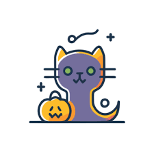 Purple Cat Png Vector Psd And