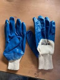 Blue Mapal Hand Gloves Nitrile Coated