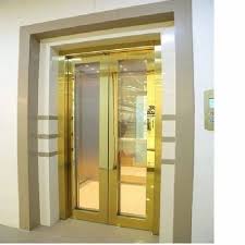 Icon Elevator Mild Steel Glass Door