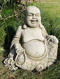 Buy Laughing Buddha Stone Statue Monk