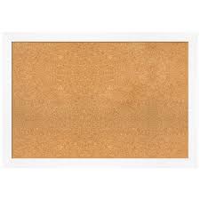 Narrow Framed Corkboard Memo Board