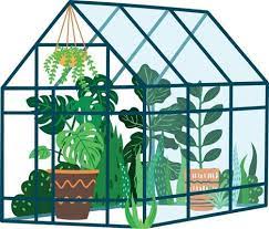Greenhouse Vector Art Icons And