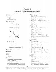 Chapter 8 Systems Of Equations And