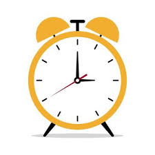 Alarm Clock Icon On White Background