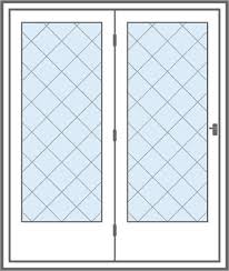 Hinged Patio Doors Fiberglass By