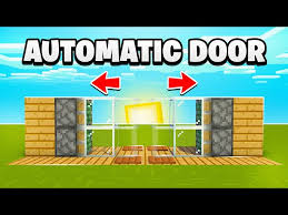 Automatic Door In Minecraft Super