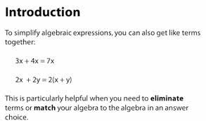 Algebra Lesson Veritas And Dominate