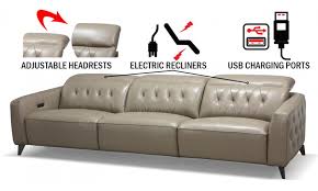 Alexa Recliner Lounge Leather Lounges