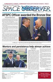 Afspc Officer Awarded The Bronze Star