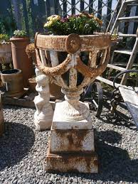 Vintage Cast Iron Garden Urn Ireland