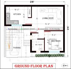 625 Sq Ft House Plan With Car Parking