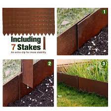 14 Gauge Cor Ten Steel Landscape Edging