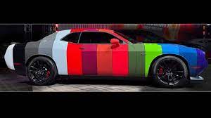 Dodge Offers 14 Color Wrap Color