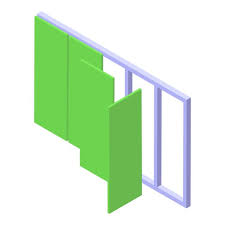 Wall Repair Icon Isometric Vector Home