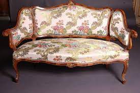 19th Century Baroque Saxony Sofa And