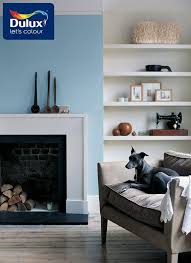 Dulux Singapore Blue And White Living
